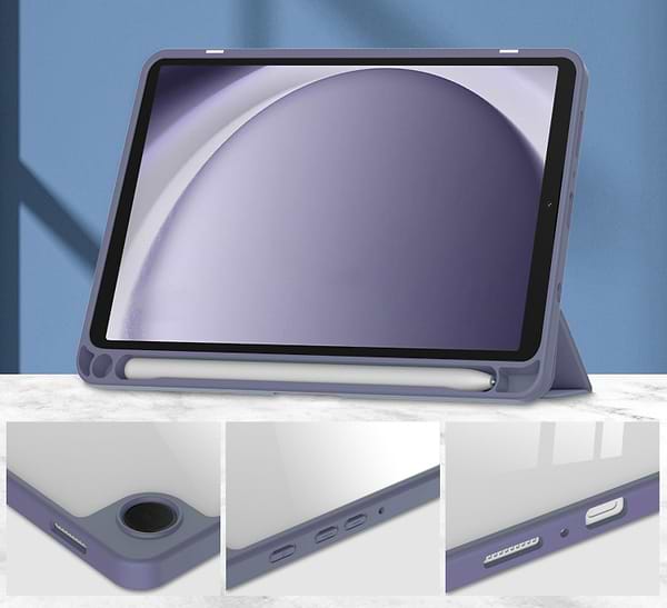 Фото - Чохол для планшета BeCover Soft Edge з кріпленням для стілусу for Samsung Galaxy Tab A9 SM-X115 8.7"" Purple (710360)