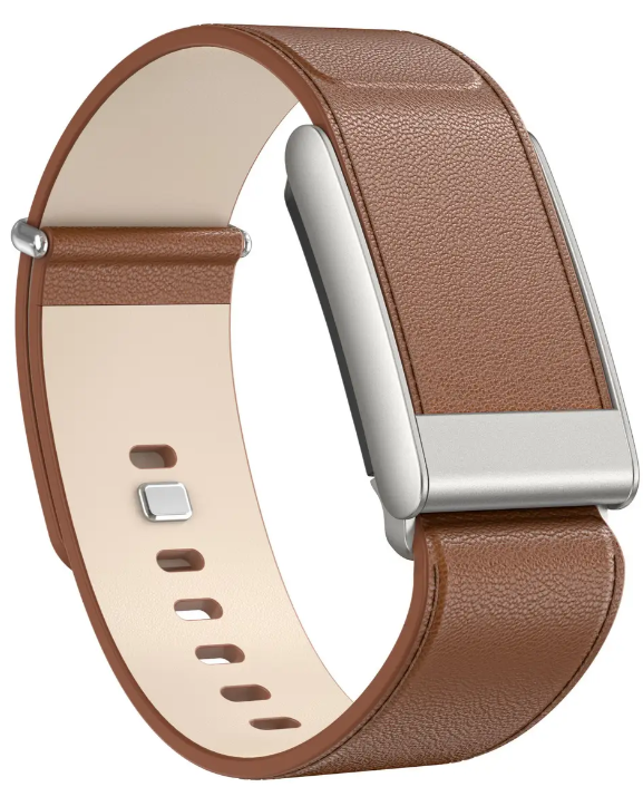 Ремешок для фитнес-браслета Armorstandart Leather Loop for Whoop 5.0 Chestnut with Silver (ARM93093)