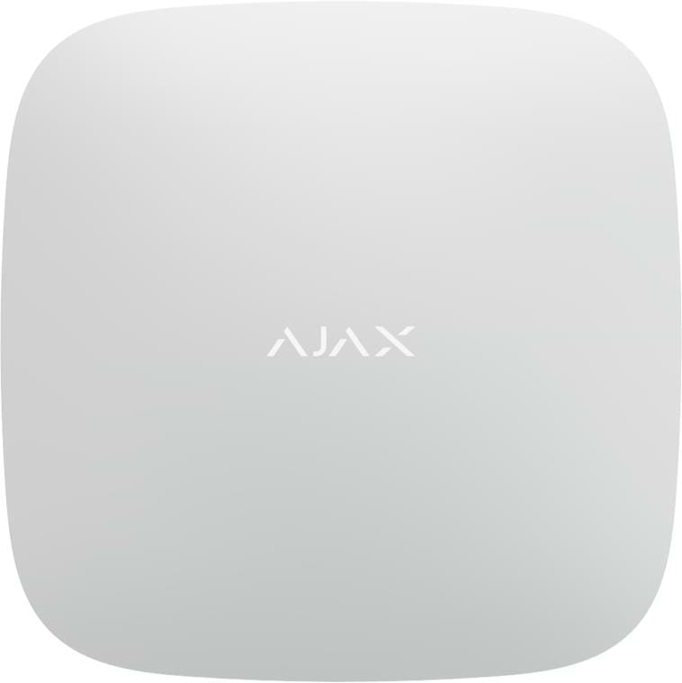 Беспроводная станция управления приборами Ajax Hub Plus (GSM+Ethernet+Wi-Fi+3G) White (000010642)