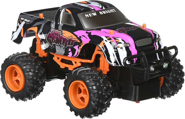 Фото - Уценка - Радиоуправляемая машинка 1:24 New Bright GRAFFITI TRUCK Violet (2408F)