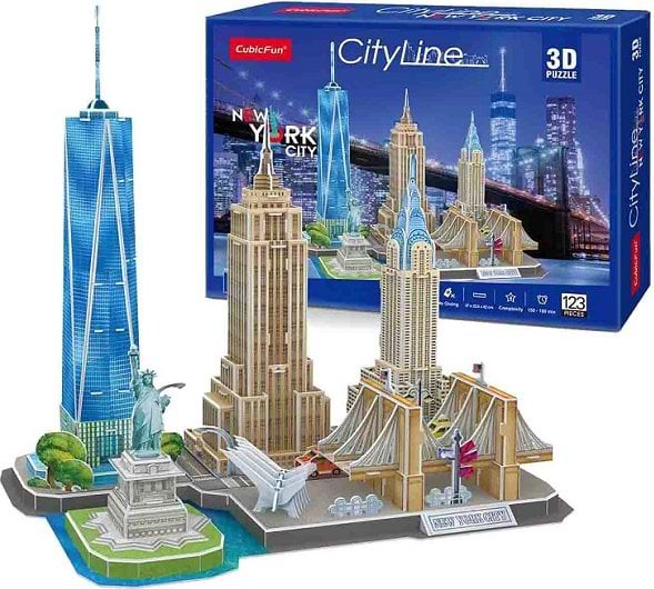 Фото - 3D пазли Cubic Fun City line "Нью-Йорк" (MC255h)
