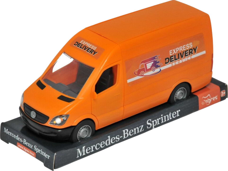 Колекційна спецтехніка Tigres Mercedes-Benz Sprinter вантажний Помаранчевий (39719) - Фото 1