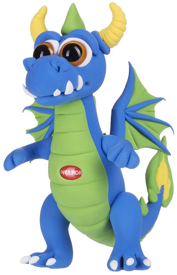 Фото - Масса для лепки Paulinda Super Dough Cool Dragon Дракон Синий (PL-081378-16)