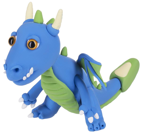 Фото - Масса для лепки Paulinda Super Dough Cool Dragon Дракон Синий (PL-081378-16)