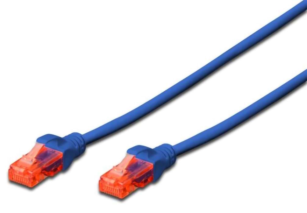 Кабель патч-корд Digitus CAT 6 UTP 3 м Blue (DK-1612-030/B)