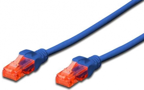 Кабель патч-корд Digitus CAT 6 UTP 5 м Blue (DK-1612-050/B)