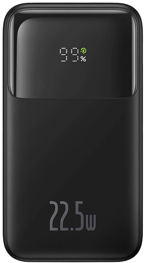 Фото - Батарея мобільна Baseus Comet Series 20000mAh 22.5W PD with Display USB-A / USB-C cable Black (PPMD020101)