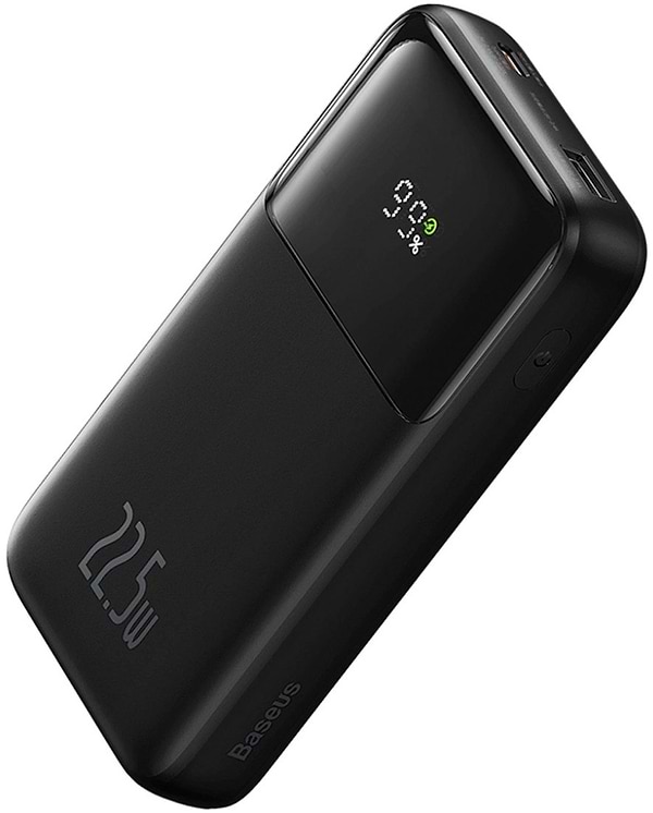 Фото - Батарея мобільна Baseus Comet Series 20000mAh 22.5W PD with Display USB-A / USB-C cable Black (PPMD020101)