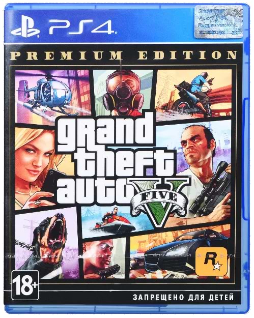Ігровий диск PS4 Grand Theft Auto V Premium Edition [Blu-Ray диск] - Фото 1