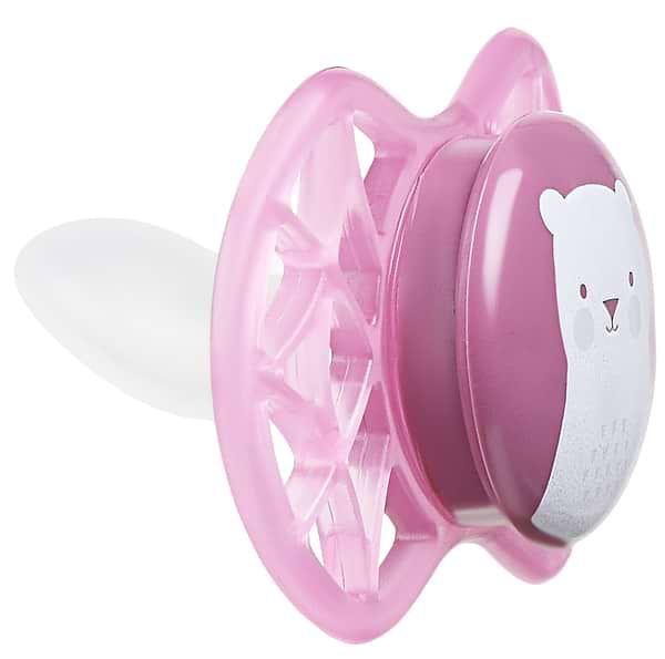 Фото - Симетрична пустушка Nuvita Air55 Explorer 0m + (заєць, ведмідь) 2 шт. (NV7067F)