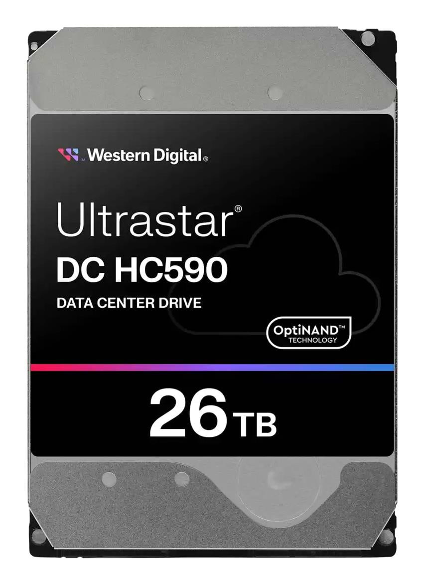 Жорсткий диск внутрішній WD HDD SATA 26TB 7200RPM 512MB DC HC590 (0F65672)