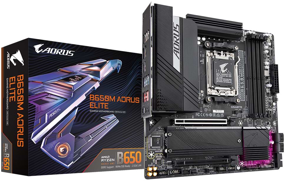 Материнська плата Gigabyte B650M AORUS ELITE DDR5 - Фото 1