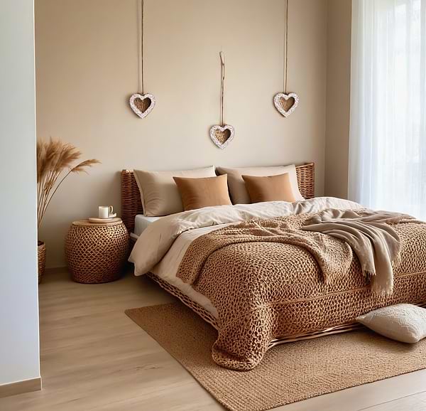 Фото - Декор ротанг YES! Fun Сердце 20 см (974246)