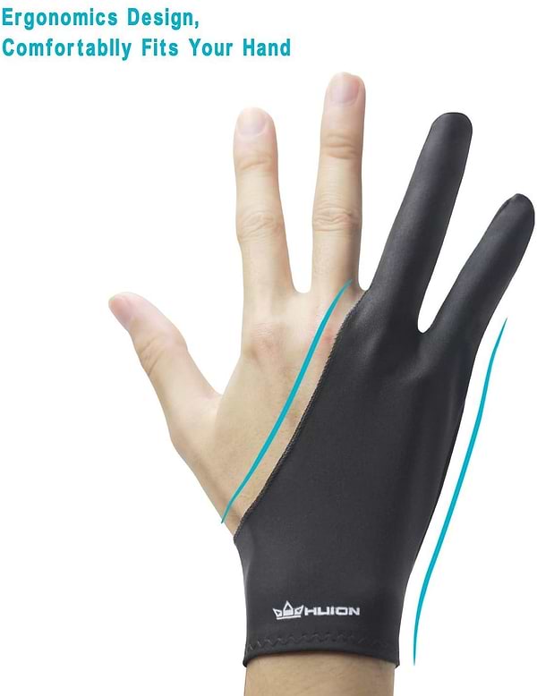 Фото - Рукавички для сенсорних екранів Huion Artist Glove Free size