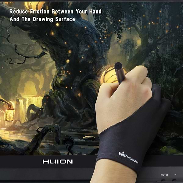 Фото - Рукавички для сенсорних екранів Huion Artist Glove Free size