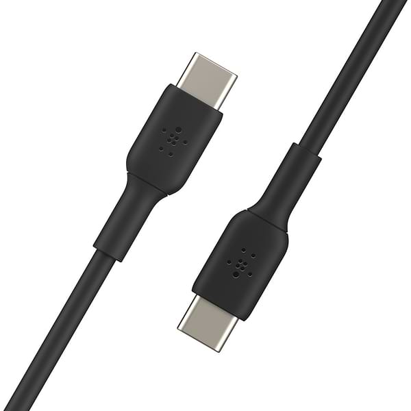 Фото - Кабель синхронизации данных Belkin USB-С-USB-С 1m Black (CAB003BT1MBK)