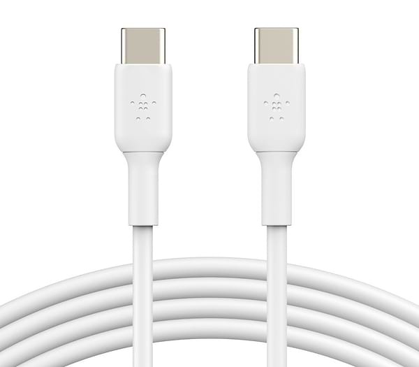 Фото - Кабель синхронізації даних Belkin USB-С-USB-С 1m White (CAB003BT1MWH)