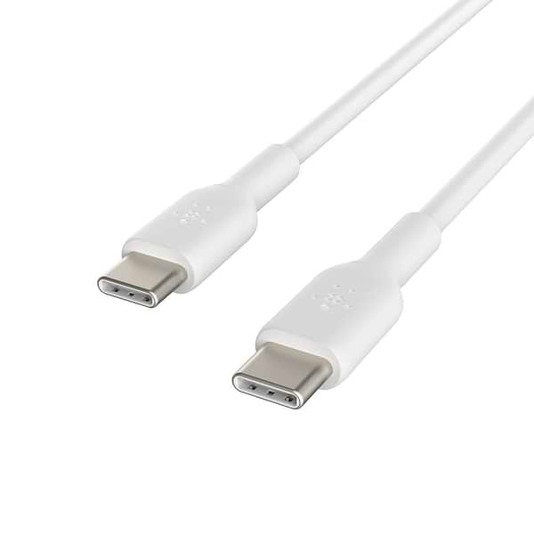 Фото - Кабель синхронізації даних Belkin USB-С-USB-С 1m White (CAB003BT1MWH)