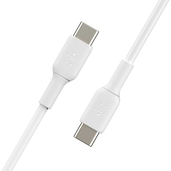 Фото - Кабель синхронізації даних Belkin USB-С-USB-С 1m White (CAB003BT1MWH)