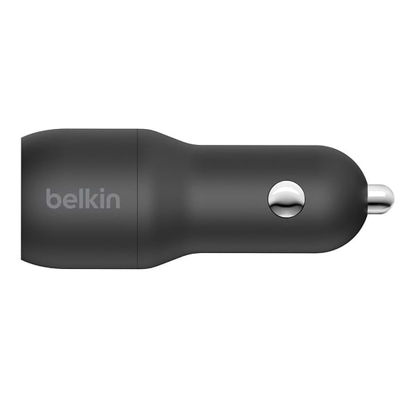 Фото - Автомобільний зарядний пристрій Belkin Charger 24W Dual USB-A Black (CCB001BTBK)
