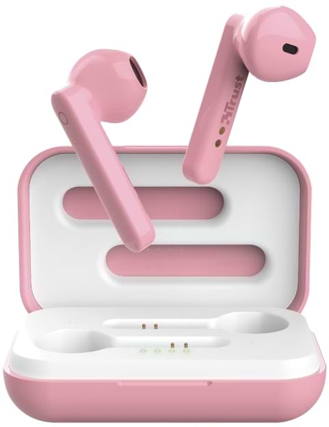 Фото - Навушники вкладиші бездротові TWS Trust Primo Touch True Wireless Mic Pink (23782)