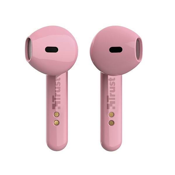 Фото - Навушники вкладиші бездротові TWS Trust Primo Touch True Wireless Mic Pink (23782)