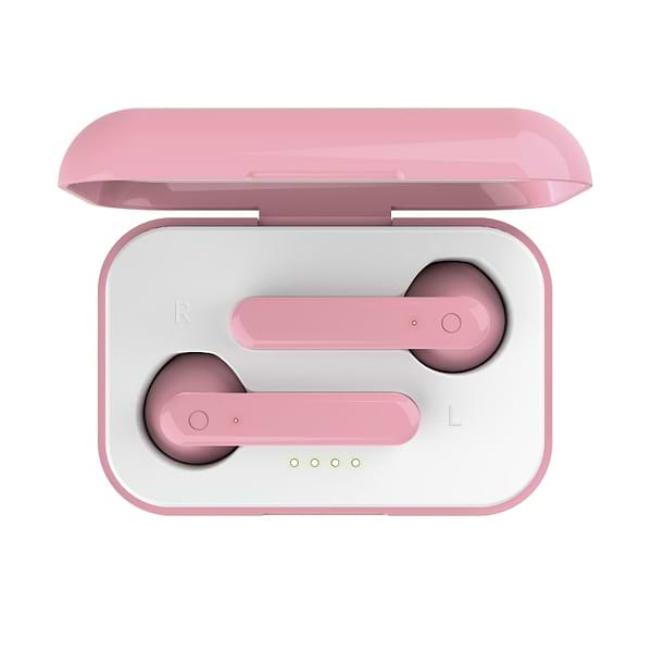 Фото - Навушники вкладиші бездротові TWS Trust Primo Touch True Wireless Mic Pink (23782)