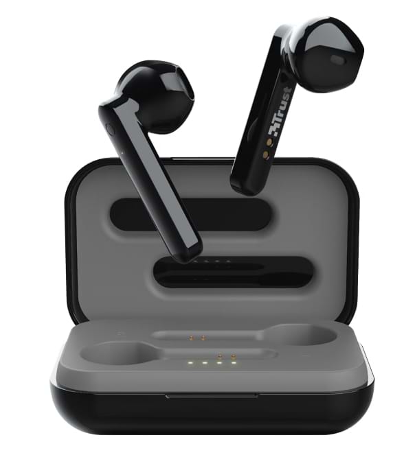 Наушники вкладыши беспроводные TWS Trust Primo Touch True Wireless Mic Black (23712) - Фото 1