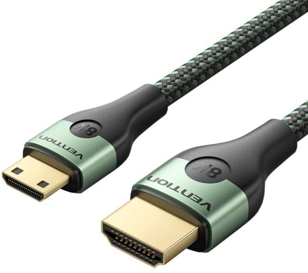 Кабель HDMI Vention HDMI M - Mini M, 1.0m V2.1 (AGJGF)
