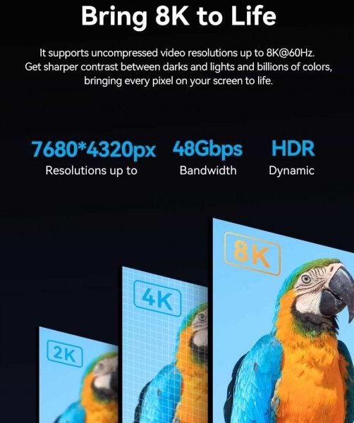 Фото - Кабель HDMI Vention HDMI M - Mini M 2.0m V2.1 (AGJGH)