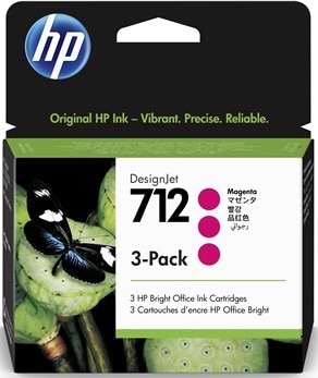 Картридж для струйных МФУ и принтеров HP No.712 DesignJet Т230/Т630 Magenta 3-Pack 29-ml (3ED78A) - Фото 1