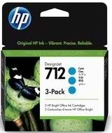 Картридж для струйных МФУ и принтеров HP No.712 DesignJet Т230/Т630 Cyan 3-Pack 29-ml (3ED77A) - Фото 1