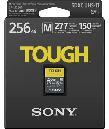 Фото - Карта пам'яті Sony 256GB SDXC C10 UHS-II U3 V60 R277 (SFM256T.SYM)