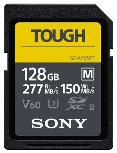 Карта памяти Sony 128GB SDXC C10 UHS-II U3 V60 R277 (SFM128T.SYM)