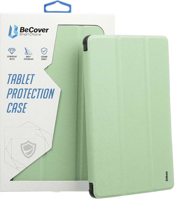 Фото - Чехол для планшета BeCover Tri Fold Soft TPU с креплением Apple Pencil for Apple iPad 10.2 2019/2020/2021 Light Green (708458)