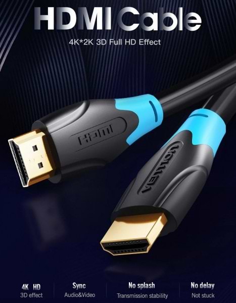 Фото - Кабель HDMI Vention HDMI M - M, 10.0m (AACBL)