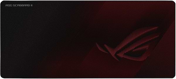 Фото - Килимок для миші ігровий Asus Rog Scabbard II Black (90MP0210-BPUA00)