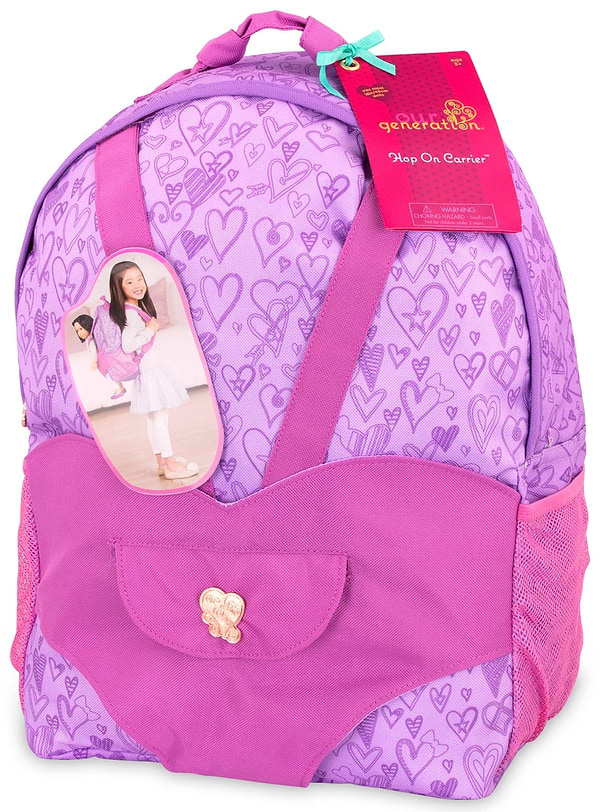 Фото - Одяг та аксесуари для ляльки Our Generation Рюкзак Фіолетовий (BD37418Z)