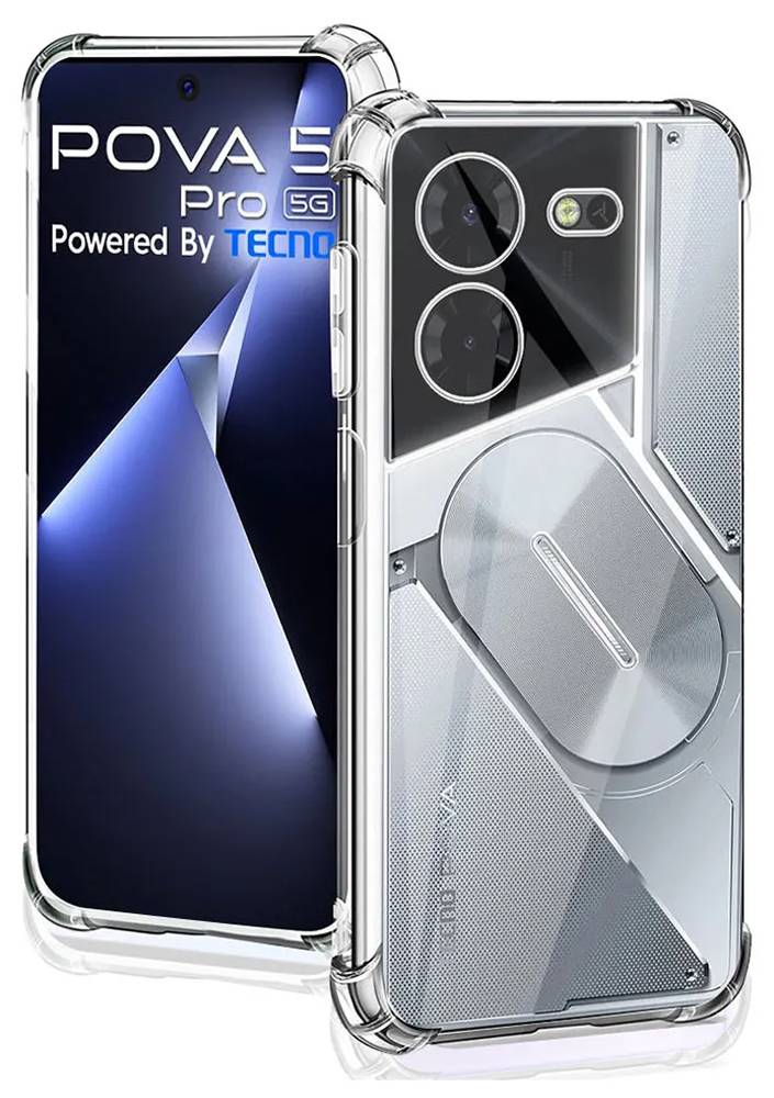 Фото - Чехол для смартфона BeCover Anti-Shock for Tecno POVA 5 Pro 5G (LH8n) Clear (711780)
