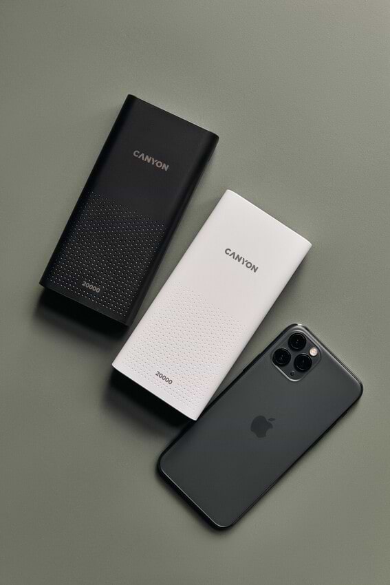 Фото - Батарея мобільна Canyon 20000mAh White (CNE-CPB2001W)