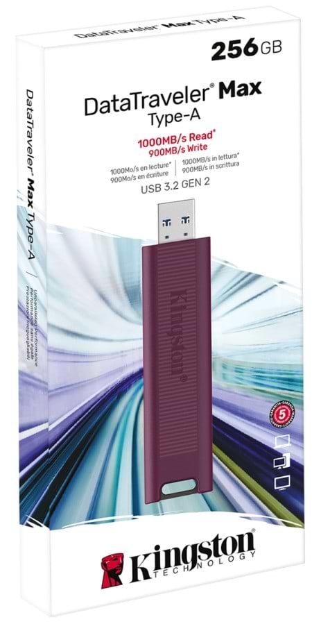 Фото - Флеш USB Kingston 256GB USB3.2 Gen 2 DataTraveler Max (DTMAXA/256GB)