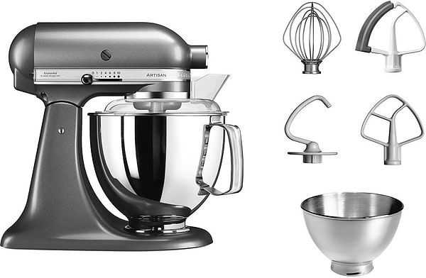 Фото - Планетарний міксер KitchenAid Artisan (5KSM175PSEMS)