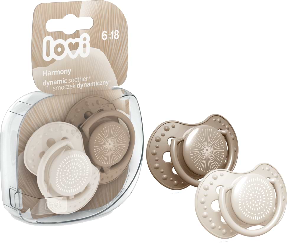 Симетрична пустушка Lovi 6-18 м. 2 шт. Harmony Girl (22/907girl) - Фото 1