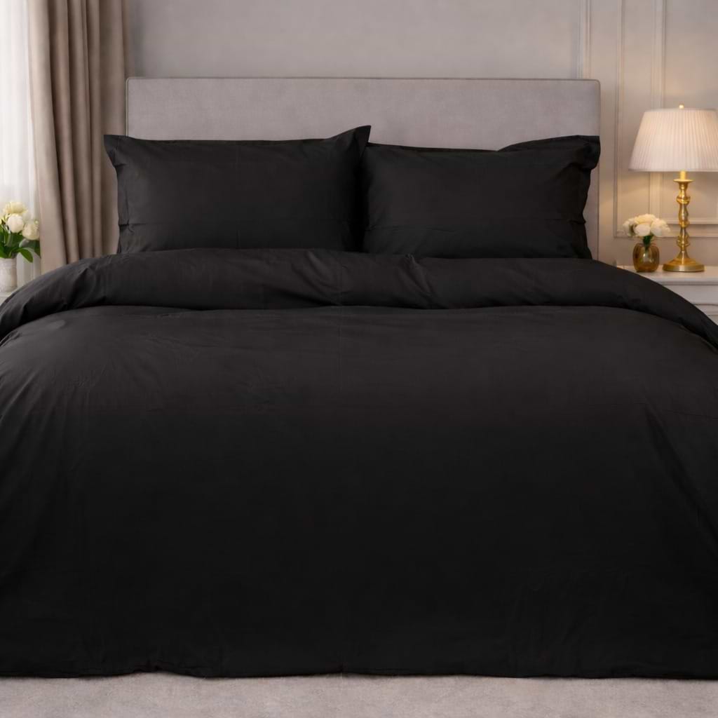 Комплект постельного белья MirSon Poplin Line 099 Black 220 x 240 см (2200006279822)