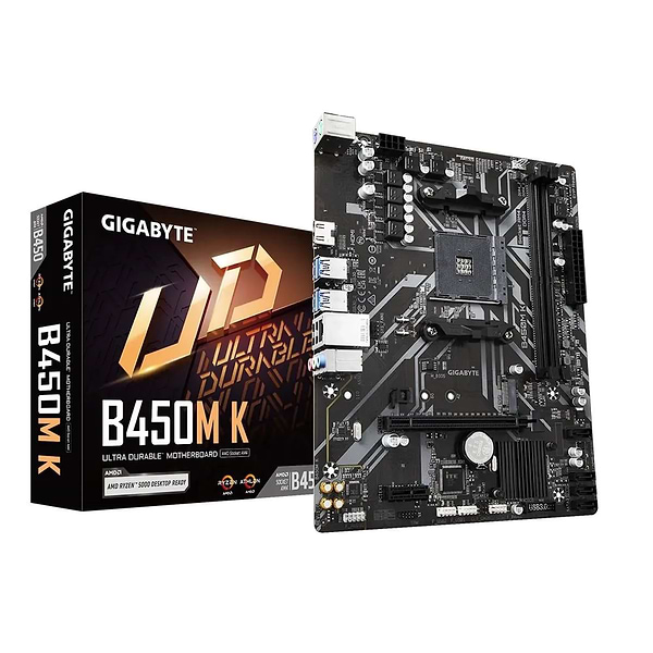 Фото - Материнская плата Gigabyte B450M K