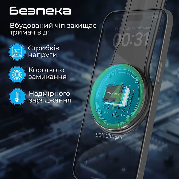 Фото - Автомобільний зарядний пристрій Promate laxmount-15w