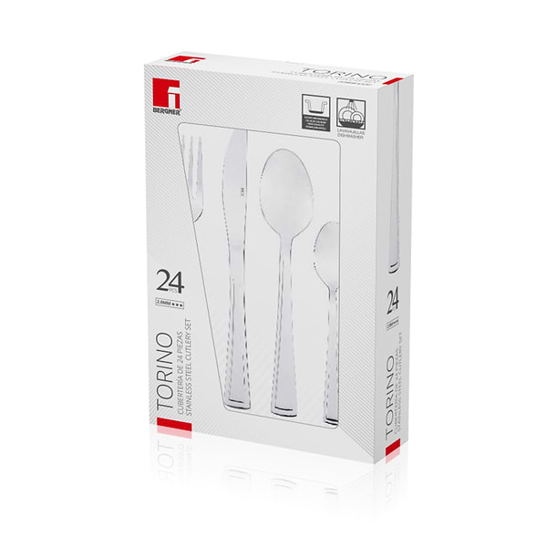 Фото - Набір столових приборів Bergner Torino 24 пр. (BG-5160-MM)