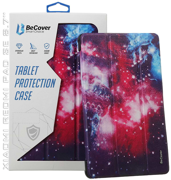 Фото - Чохол для планшета BeCover Smart Case for Xiaomi Redmi Pad SE 8.7'' Space (711917)