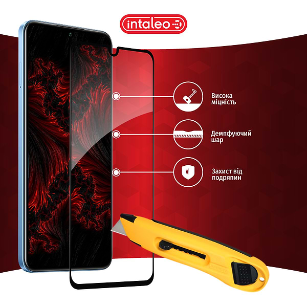 Фото - Защитное стекло для смартфона Intaleo Full Glue for Infinix Note 12 Pro Black (1283126546648)