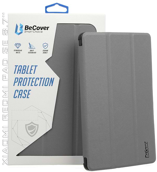 Фото - Чохол для планшета BeCover Smart Case for Xiaomi Redmi Pad SE 8.7'' Gray (711907)